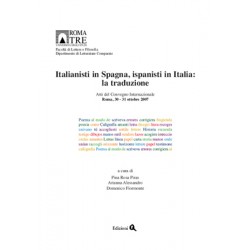 Italianisti in Spagna,ispanisti in Italia: la traduzione